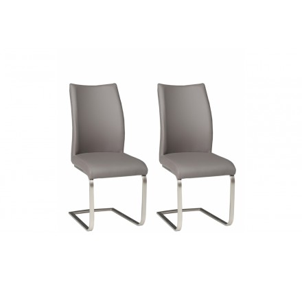 Krzesła LIGURIA KR0080-MET-U02GR 2szt