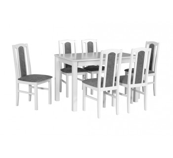 Stół Max 5, 6x krzesła Boss 7