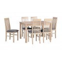 Stół Max 5 + 6x krzesło Nilo 1