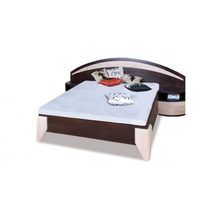 Łóżko DL1-1 Dome z szafkami nocnymi